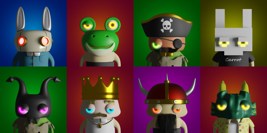 Blender批量创建3D NFT BimAnt